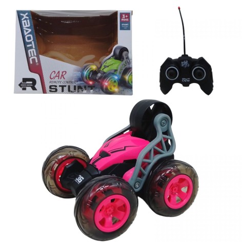 Машинка-трюкач на радіокеруванні рожевий