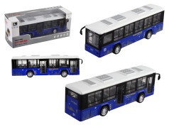 Автобус игрушечный Chengmei Toys со звуками, открыванием дверей, инерционный, 20 см, 3 цвета (CLM-0771A)