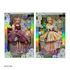 Лялька 29см ZQ30337-9/ZQ30337-4 з аксес.2в.кор.34*5,5*22 