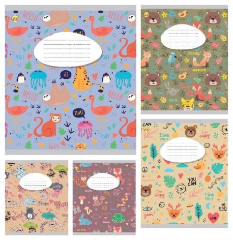 Тетрадь 12 л.линия Твердая ТЕ42109 12ЛВ Детская, 25 шт. в уп. /600/, 5к.