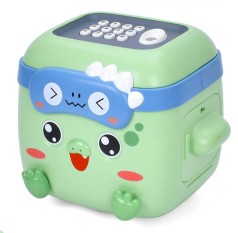 Игрушечный банковский терминал сейф с кодом, сканером отпечатка, затягивает купюры, 2 цвета