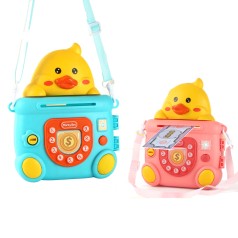 Игрушечный сейф с имитацией сканирования отпечатка пальца и мелодией 2 цвета