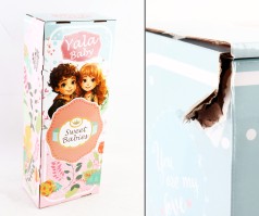 УЦЕНКА 20% Кукла 50см, длинные волосы, бутылочка, 2вида, в кор-це, 21-55,5-13см /6/