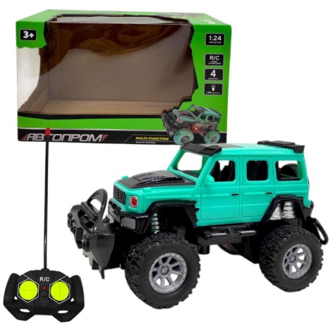 Машина на радиоуправлении "ДЖИП" (БИРЮЗОВЫЙ)