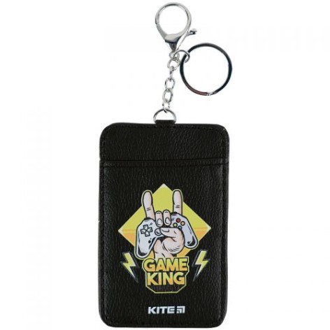 Бейдж з карабіном, чорний