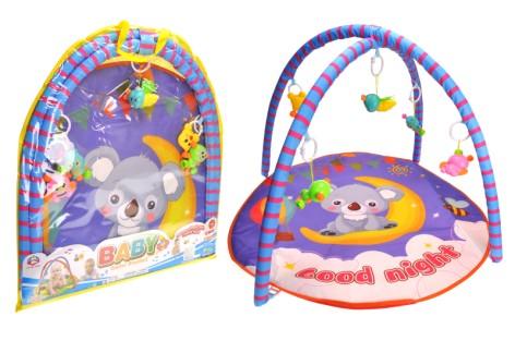 Развивающий коврик с погремушками 138 р.80*80*52см 