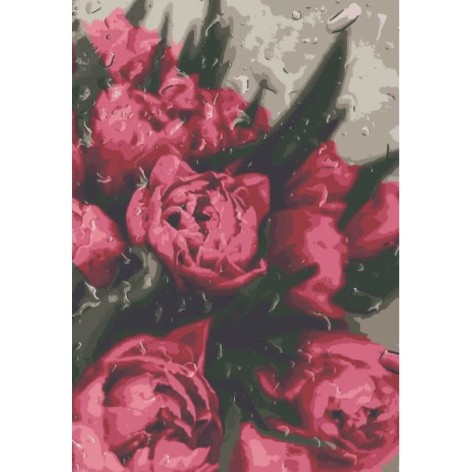 Картина по номерам "Романтический дождь" 28x40 см