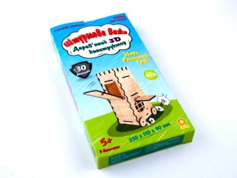 Дерев'яний 3Д конструктор 