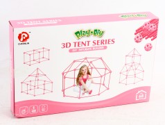 УЦЕНКА 30% Конструктор каркас, кульки, палички, 68 деталей, 2 кольори, в кор-ці, 36-23-5см /24/