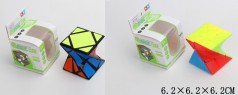 Кубик-логіка 2 види, 6,2*6,2*6,2 см