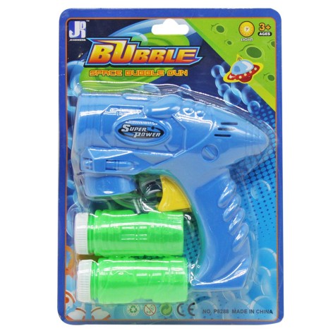 Пістолет з мильними бульбашками, синій