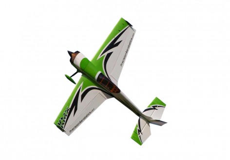 Самолет на радиоуправлении Precision Aerobatics Katana MX 1448мм KIT (зеленый)