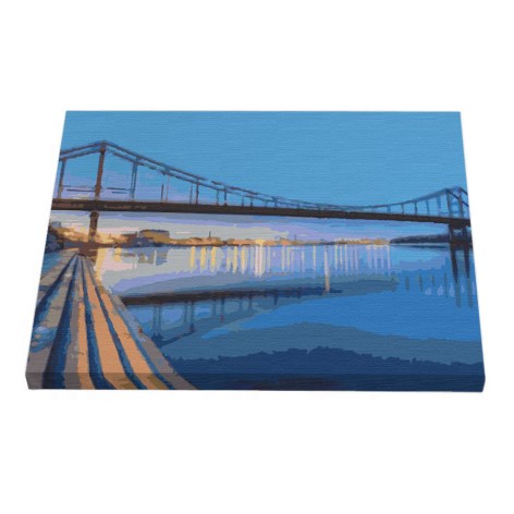 Картина за номерами Riviera Blanca Над Дніпром 40x50 см (RB-0274)