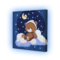 Набор для росписи 25х25 с подсветкой 