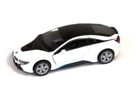 Машинка KINSMART "BMW i8" (белая)