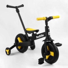 Велосипед-трансформер Best Trike колеса PU 10'', родительская ручка, съемные педали /1/