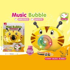 Камера з мильними бульбашками на листі  