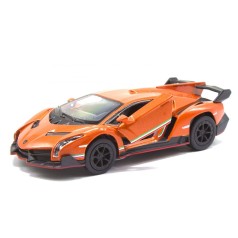 Машинка металева LAMBORGHINI VENENO помаранчева