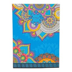 Блокнот А5, 80арк. "Блакитні квіти"