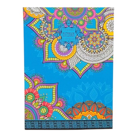 Блокнот А5, 80арк. "Блакитні квіти"