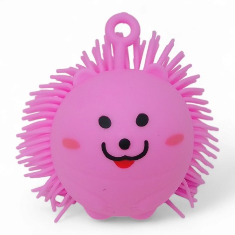 Іграшка-антистрес Їжачок силікон, світло (рожевий)