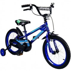 Велосипед детский 2-х колес.12'' 211207 (1 шт) Like2bike Rider, синий, рама сталь, со звонком, руч.тормоз, сборка 75%