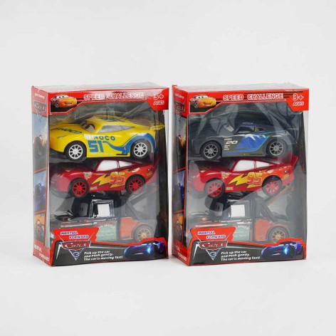 Набір машин 2 види, 3шт, інерція, в кор. 