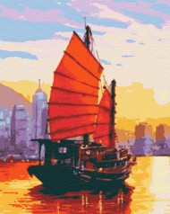 Картина по номерам Purple Sails (40x50) (RB-0428)