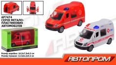 Машина металева АВТОПРОМ кор. 16,5*9,5*6,5см 