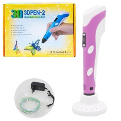 Набор 3D-ручка в коробке (Розово-белый)