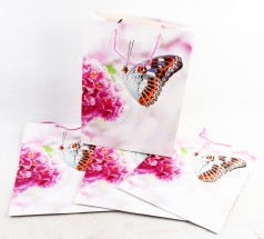 УЦЕНКА 30% Пакет подарочный бумажный L 