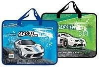 Папка пластикова із текстильними ручками Kidis серія sport Car