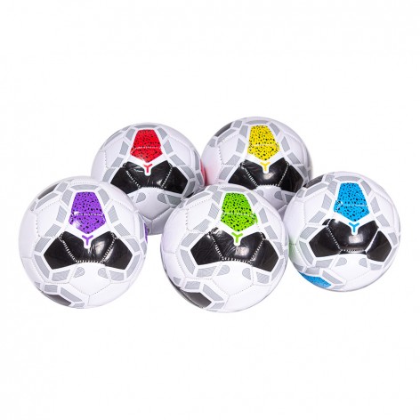 Мяч футбольный BT-FB-0299 PVC размер 2 100г 5 цветов