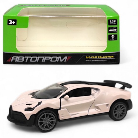 Машина "Автопром. Bugatti Divo" кремова
