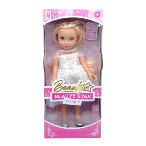 Кукла Страна игрушек "Beauty Star" 42 см белая