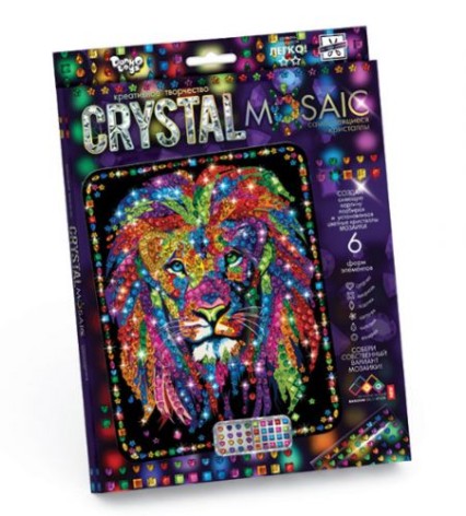 Набор для творчества "CRYSTAL MOSAIC", "Лев"
