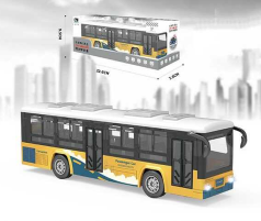 Автобус металопластик, інерція, звук, підсвічування, в кор. 