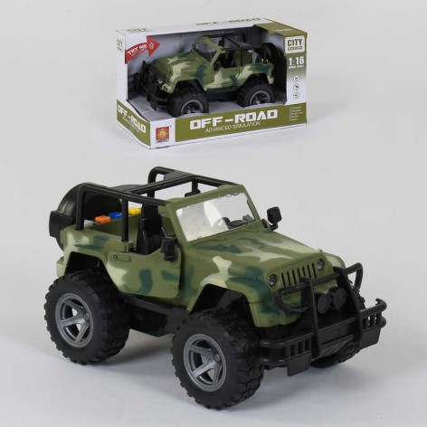 Джип інерційний світло, звук, в кор. 