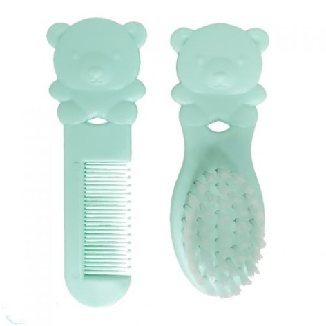 Дитячий набір гребінець "Ведмедик", м'ятний