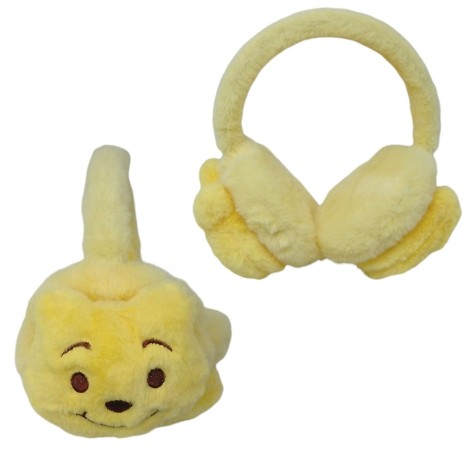 Хутряні навушники "Ведмедик Вінні Пух" (жовтий)