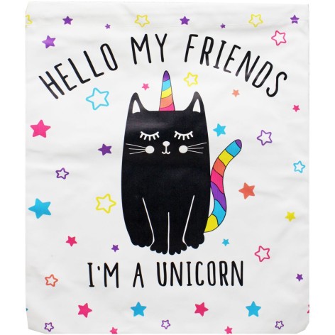 Рюкзак мешок-сумка для обуви ПРАЗДНИК, КОТ