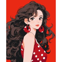 Картина за номерами "Аніме. Girl" 40х50 см