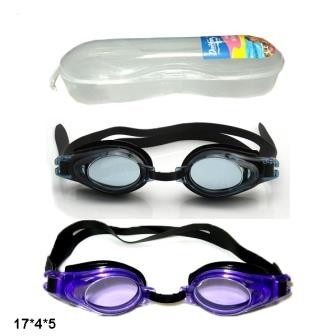 Очки для плавания детские 0803-3 3 цвета в коробке 17*5*4 см