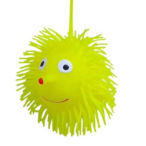 Ігришка-антистрес Їжачок з підсвічуванням жовтий