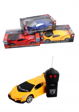Радіокерована машина на батарейках Avengers, Spider-Man, Cars 3, 3 кольори, в коробці 20*8*5 см