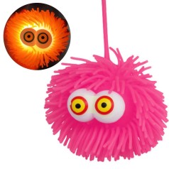 Антистресс-светянка Пучеглазик, розовый