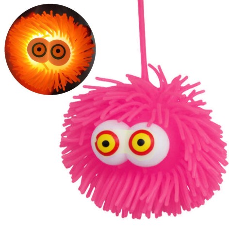 Антистресс-светянка Пучеглазик, розовый