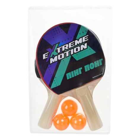 Набор для игры в настольный теннис - 2 ракетки и 3 мячика TT2621
