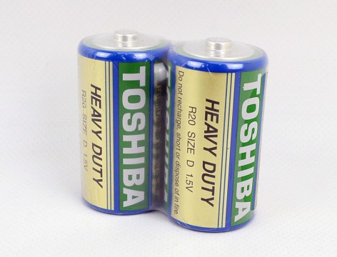 Батарейки Toshiba бочка велика 1.5V R20