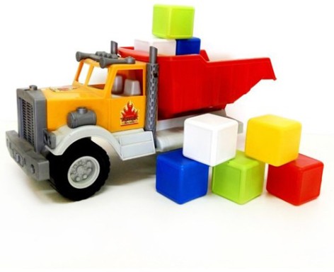 Машинка іграшкова Фарго з 12 кубиками КВ